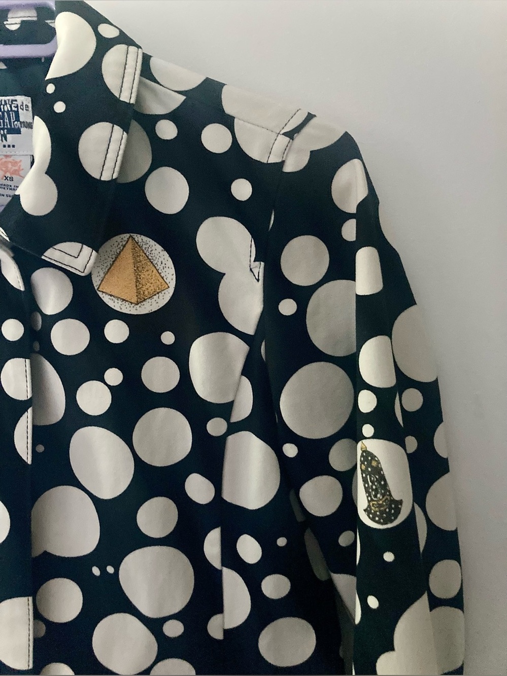 Jacket - Angine de Poitrine Upcycled Cotton Short Trench